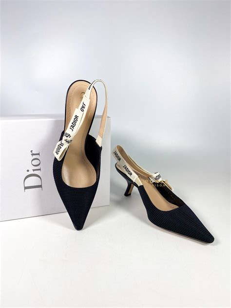 dior mesh slingback|dior slingback technical fabric.